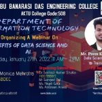 BBDEC: Webinar on “Benefits of Data Science and AI”