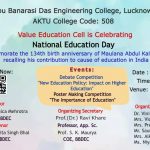 VE Cell, BBDEC: National Education Day – 2022 Celebration